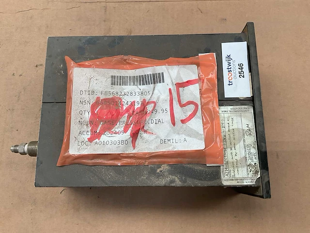 Heise 710b dial pressure gage - afbeelding 7 van  7