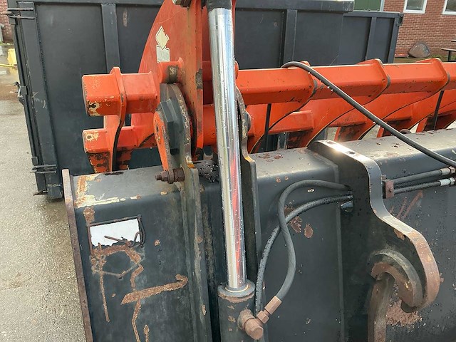 Hekamp kuilbak met bovenklem (grijper) graafbak/silagebak/voerbak - afbeelding 5 van  14