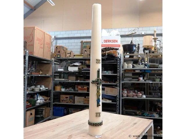 Hele grote kerkkaars - afbeelding 2 van  5