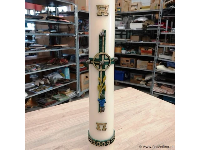 Hele grote kerkkaars - afbeelding 3 van  5