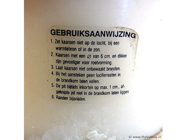 Hele grote kerkkaars - afbeelding 5 van  5