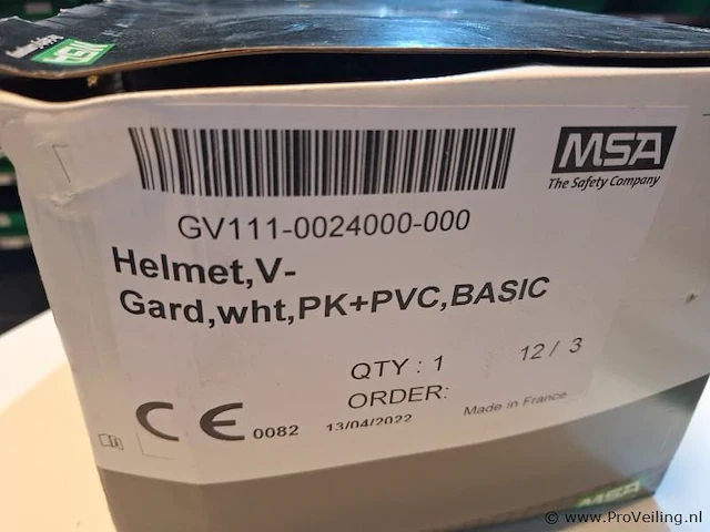 Helmet v gard msa - afbeelding 3 van  3