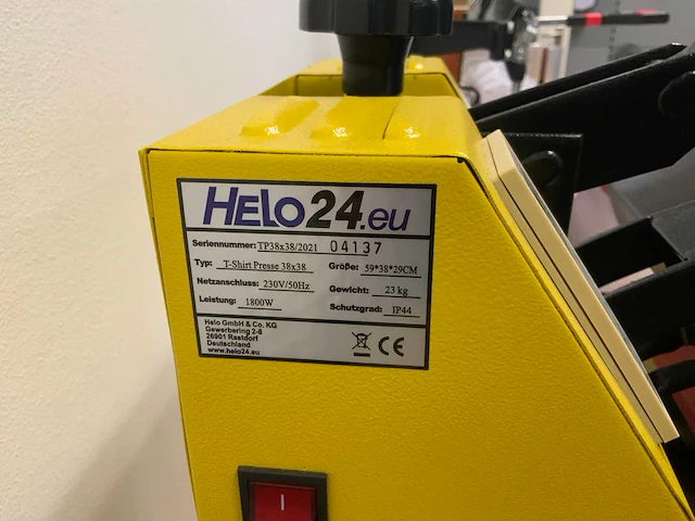 Helo 24.eu 24.eu t-shirt transferwarmtepers - afbeelding 4 van  5