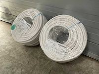 Helukabel vmvl (h05vv-f) kabel 5x2.5mm2 wit per rol 100 meter (2x) - afbeelding 1 van  9