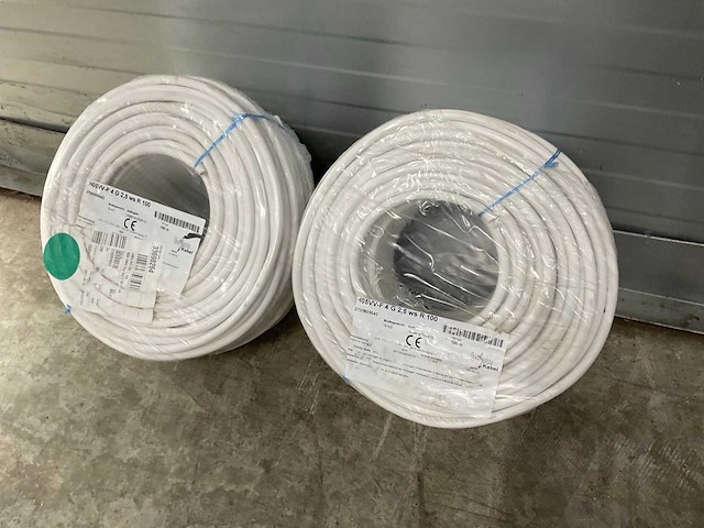 Helukabel vmvl (h05vv-f) kabel 5x2.5mm2 wit per rol 100 meter (2x) - afbeelding 5 van  9