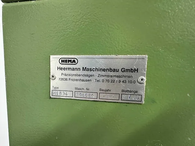 Hema heermann - ph 634 - radiaal verstek lintzaag - afbeelding 17 van  26
