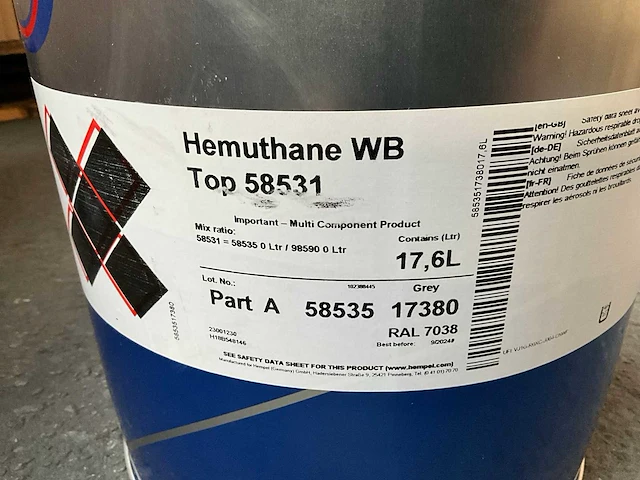 Hempel hemuthane wb verf - afbeelding 3 van  6