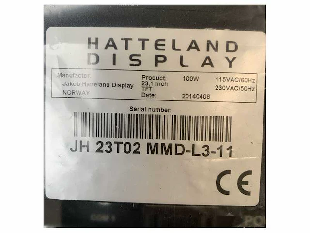 Hemsel jh23t02mmd 23 inch multifunctional marine display - afbeelding 4 van  7