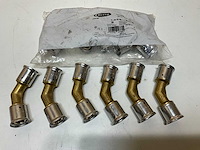 Henco kniekoppeling persaansluiting 45° (11x) - afbeelding 3 van  5