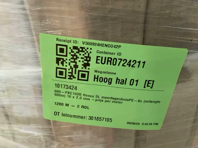 Henco pxc 1620 rol meerlagenbuis pe - afbeelding 4 van  4