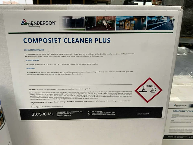 Henderson composiet cleaner plus 500ml (265x) - afbeelding 4 van  4