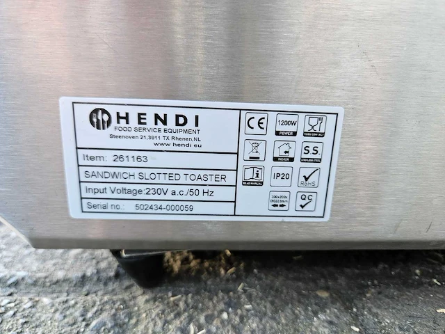 Hendi - 261163 - toaster - afbeelding 5 van  5