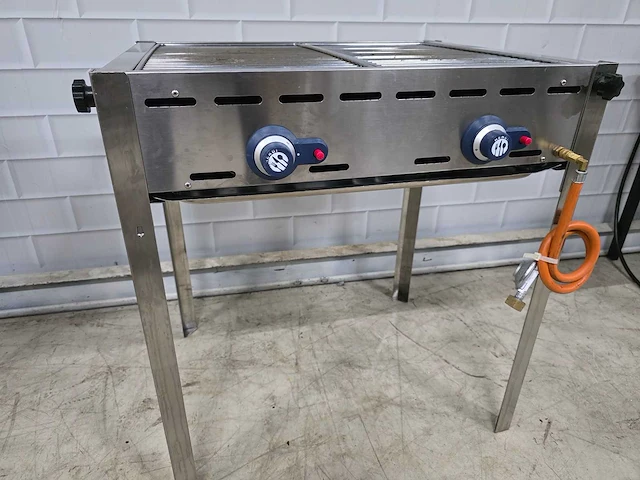 Hendi - green fire 2 brander - gas bbq - afbeelding 4 van  10