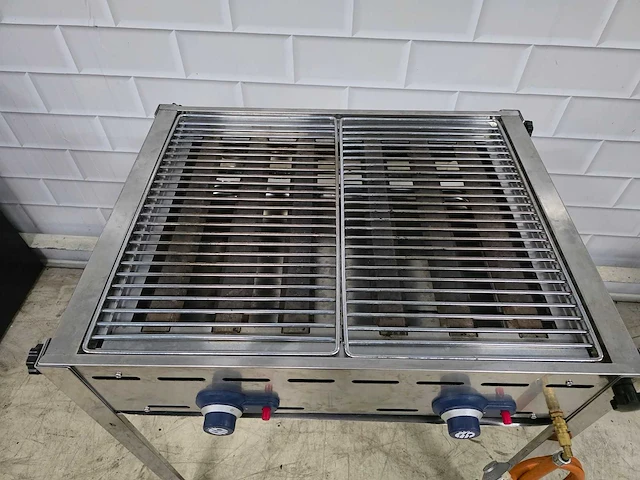 Hendi - green fire 2 brander - gas bbq - afbeelding 6 van  10