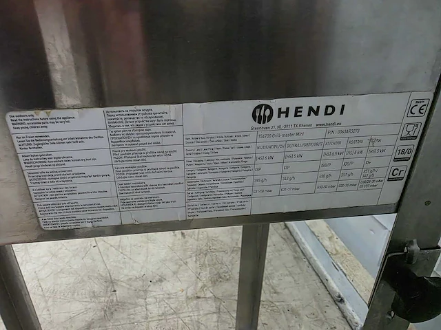 Hendi - grill-master mini - gas bbq - afbeelding 4 van  7