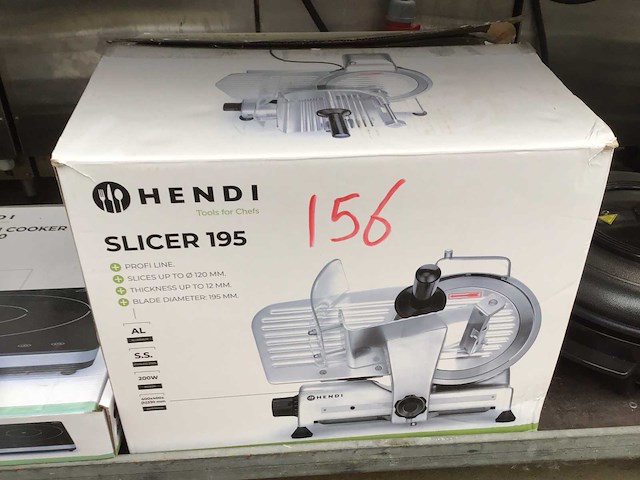 Hendi - slicer 195 - tafelsnijmachine - afbeelding 1 van  1