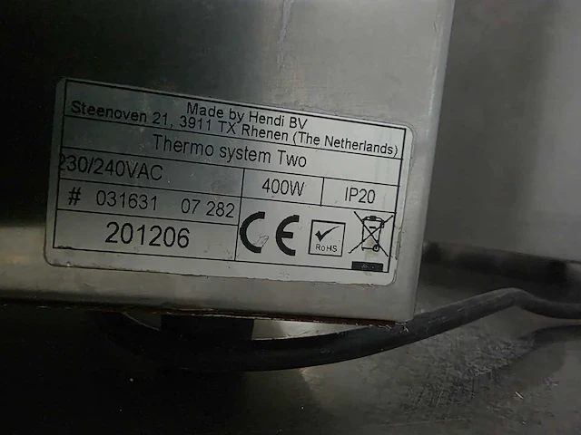 Hendi - thermo system 2 - dubbele hotpot - afbeelding 5 van  5