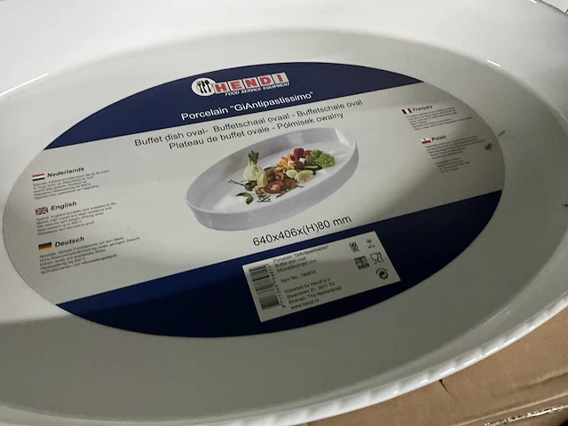 Hendi 784815 hittebestendige buffetschalen (4x) - afbeelding 4 van  5