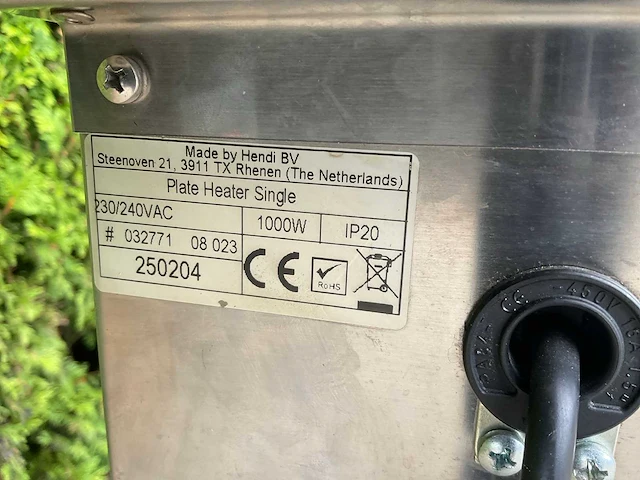 Hendi bordenwarmer 1000w - afbeelding 7 van  7