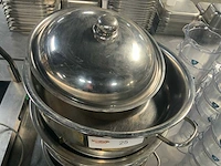 Hendi chafing dish rond 6.8l. (4x) - afbeelding 3 van  4