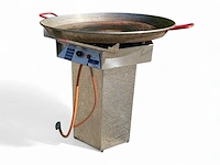 Hendi fiësta 800 mobiele rvs barbecue / paella - afbeelding 1 van  9