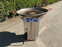 Hendi fiësta 800 mobiele rvs barbecue / paella - afbeelding 2 van  9