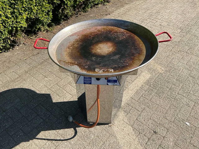 Hendi fiësta 800 mobiele rvs barbecue / paella - afbeelding 3 van  9