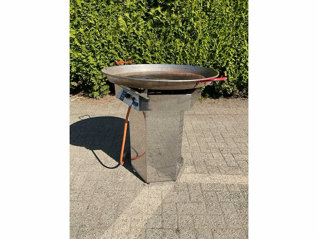 Hendi fiësta 800 mobiele rvs barbecue / paella - afbeelding 4 van  9