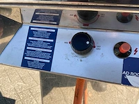 Hendi fiësta 800 mobiele rvs barbecue / paella - afbeelding 6 van  9
