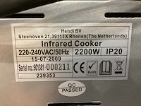 Hendi infra rood inductiekookplaat - afbeelding 4 van  4