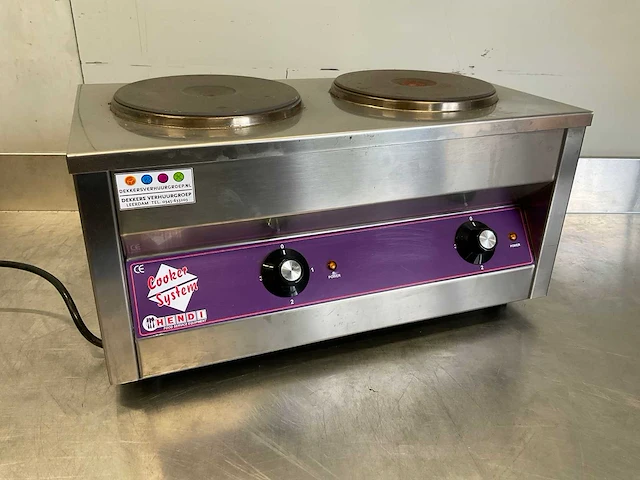 Hendi kooksysteem - dubbel - 3500w - afbeelding 1 van  6