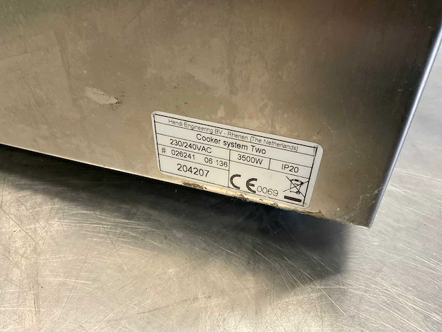 Hendi kooksysteem - dubbel - 3500w - afbeelding 5 van  6