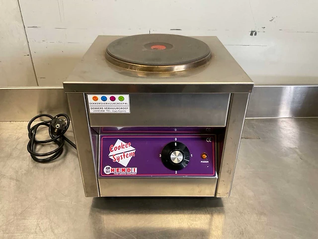 Hendi kooksysteem 2000w - afbeelding 2 van  4