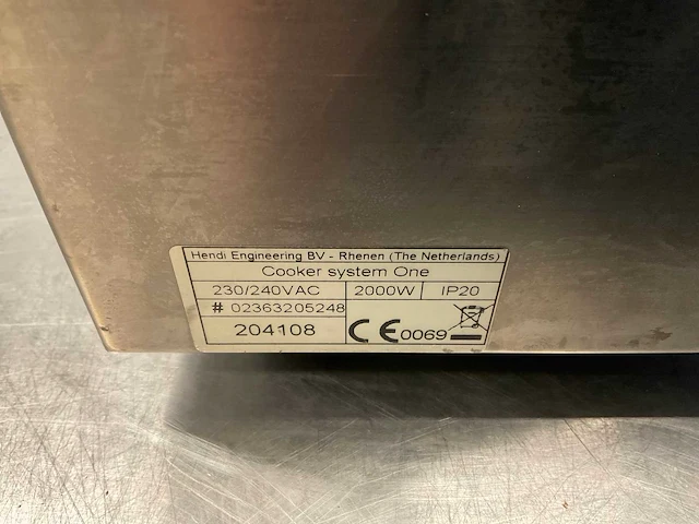 Hendi kooksysteem 2000w - afbeelding 4 van  4
