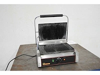 Hendi rvs panini grill - afbeelding 1 van  4