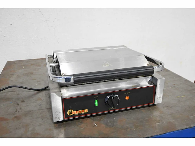 Hendi rvs panini grill - afbeelding 3 van  4