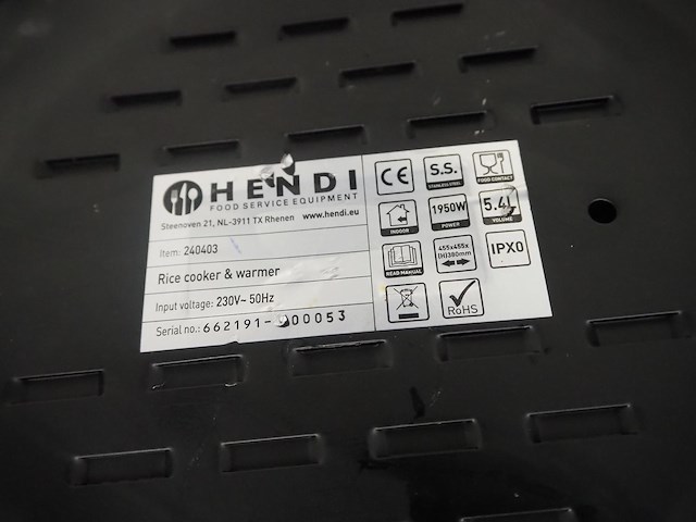 Hendi - afbeelding 9 van  9