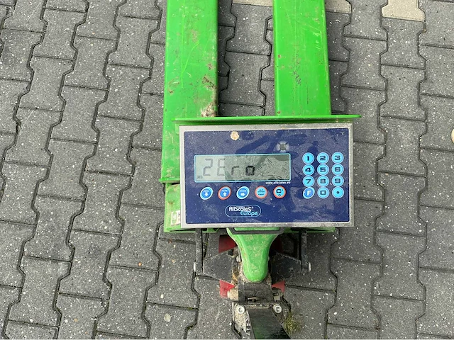 Henk maas pt-isc-v hand hydraulische palletwagen met weegschaal - afbeelding 4 van  12
