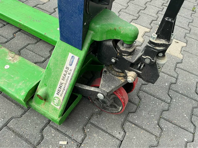 Henk maas pt-isc-v hand hydraulische palletwagen met weegschaal - afbeelding 9 van  12