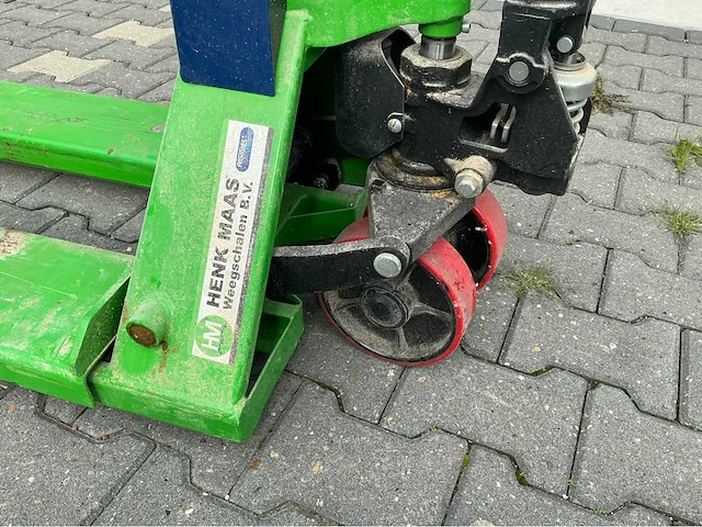 Henk maas pt-isc-v hand hydraulische palletwagen met weegschaal - afbeelding 10 van  12