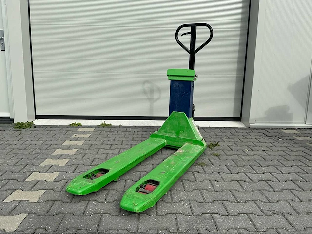 Henk maas pt-isc-v hand hydraulische palletwagen met weegschaal - afbeelding 2 van  12