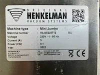 Henkelman mini jumbo vacuümmachine - afbeelding 5 van  5