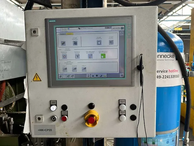 Hennecke - topline compact hk 1250/1250 mxl met 2 doseerunits - complete pu polyurethane installatie - 2014 - afbeelding 13 van  25