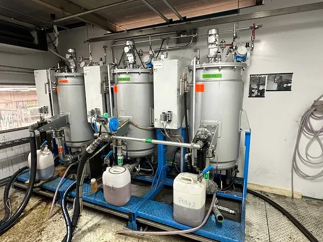 Hennecke - topline compact hk 1250/1250 mxl met 2 doseerunits - complete pu polyurethane installatie - 2014 - afbeelding 23 van  25