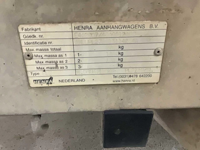 Henra aanhangwagen - afbeelding 7 van  15