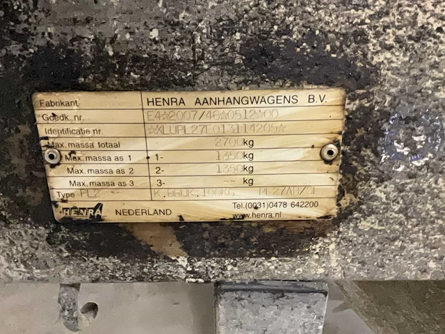 Henra aanhangwagen - afbeelding 8 van  16