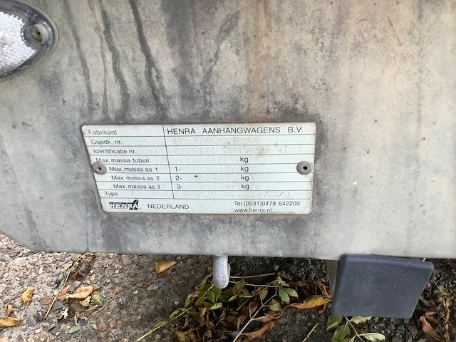 Henra aanhangwagen - afbeelding 7 van  8