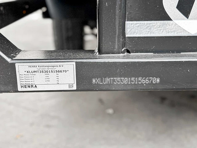 Henra aanhangwagens mt black edition nieuw l350cm -aanhangwagen- - afbeelding 4 van  23