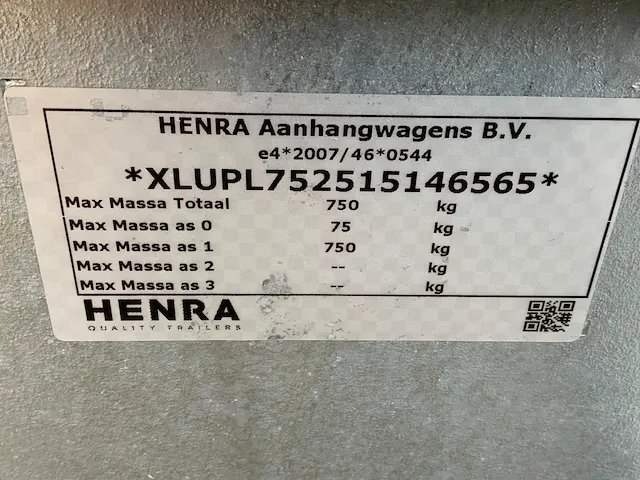 Henra craft plateauwagen - afbeelding 7 van  8