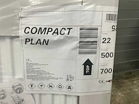 Henrad compact plan paneelradiator 988w (2x) - afbeelding 4 van  4
